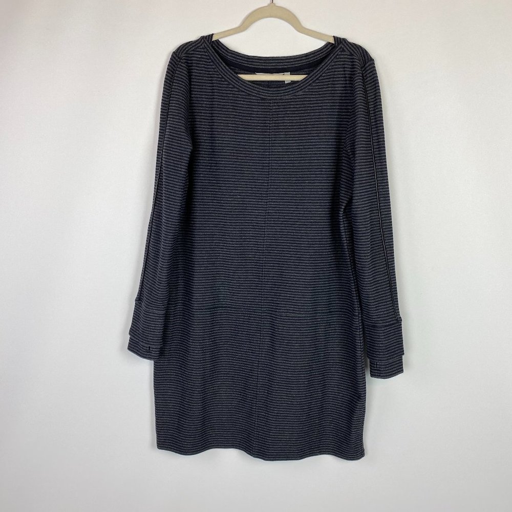 Athleta Carmella Dress Thumb Hole Cuffs Gray XL